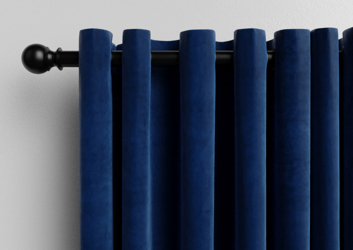 Sunningdale, Indigo - Made to Measure Curtains - Image 12